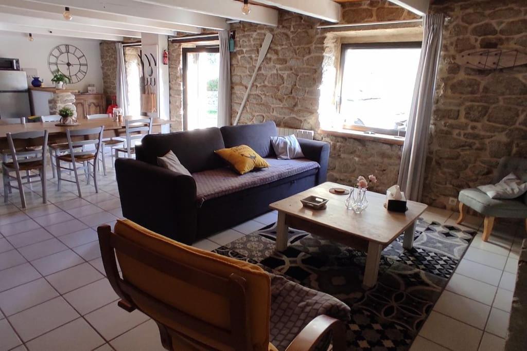 Maison De Pecheur Bord De Mer Bois Et Pierre 6-8 Pers Plobannalec Kültér fotó