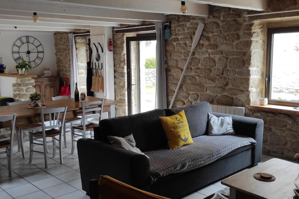 Maison De Pecheur Bord De Mer Bois Et Pierre 6-8 Pers Plobannalec Kültér fotó